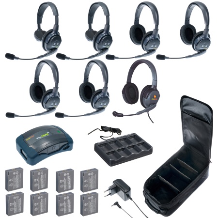 HUB 7-24MXD UltraLITE & HUB 7 абонентов с гарнитурами 2 Single 4 Double 1 Max 4G Double, батареи и к