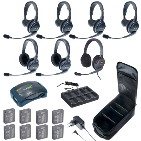 HUB 7-42MXD UltraLITE & HUB 7 абонентов с гарнитурами 4 Single 2 Double 1 Max 4G Double, батареи и к