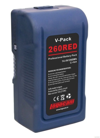 V-Pack 260 RED аккумуляторная батарея 14,4Вмакс.ток 15А и емкостью 260Вт*Ч V-lock