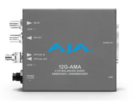 Aja 12G-AMA 4-канальный конвертер эмбеддер/деэмбеддер