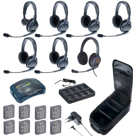 HUB 7-15MXD UltraLITE & HUB 7 абонентов с гарнитурами 1 Single 5 Double 1 Max 4G Double, батареи и к