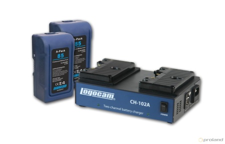 A-Kit 170 комплект : аккумуляторы A-Pack 85 -2 шт и зарядное устройство CH-102A