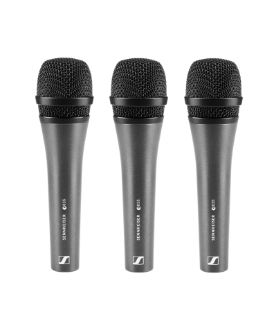 Sennheiser E 835 микрофоны, 3 шт.