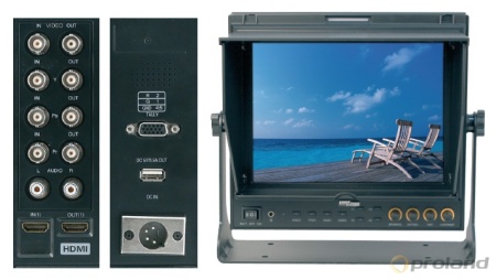 FM-10 SFT-V Портативный LCD монитор. Диагональ матрицы9,7"(4:3), разрешение 1024х768